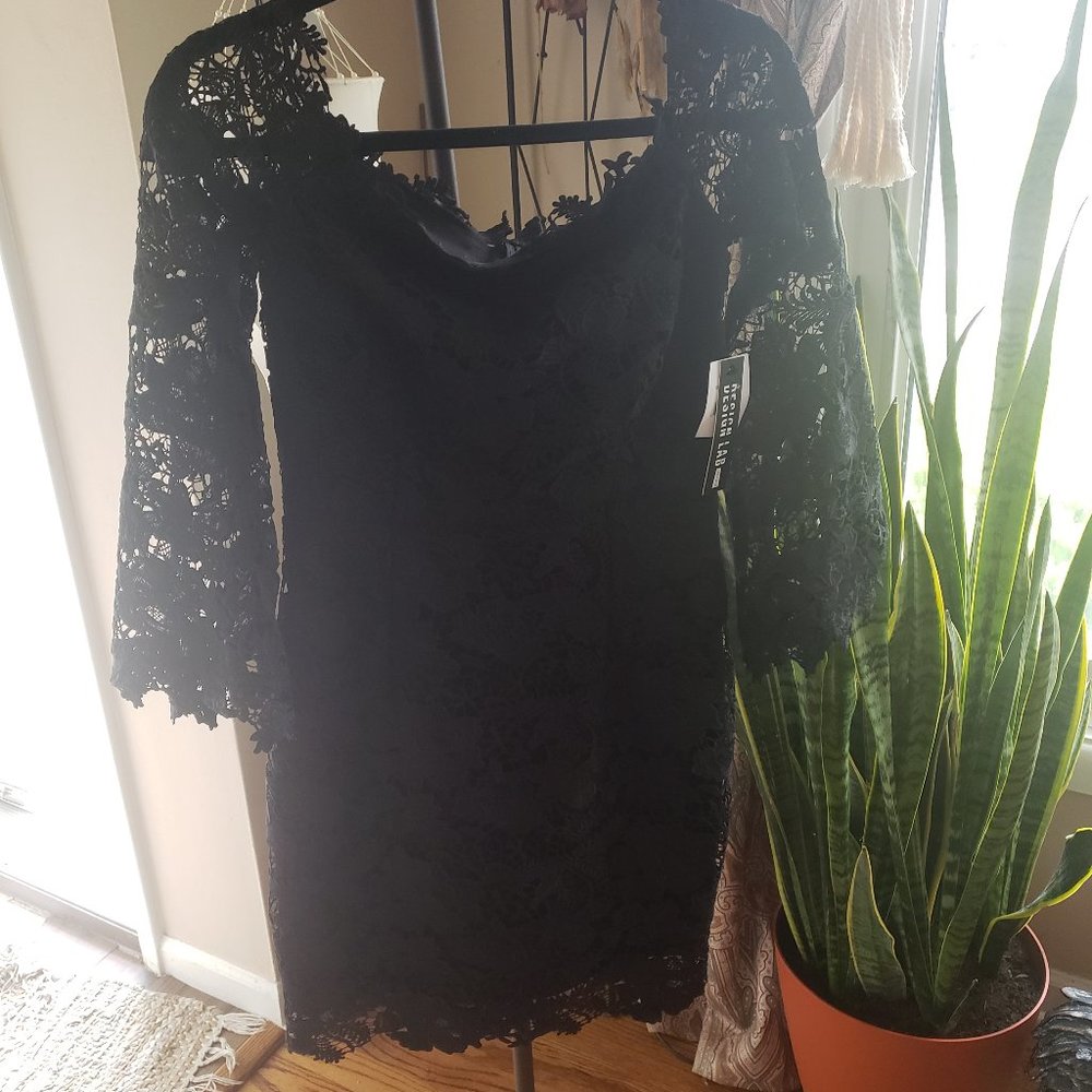 Design Lab Little Black Dress~Lace